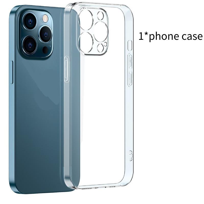 Модный прозрачный чехол-ракушка для iPhone 13, противоударный, ультратонкий дизайн