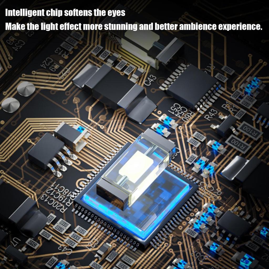 USB Car Light, Hopcvem Car LED Light Interior Wireless - USB Ambient Light Car