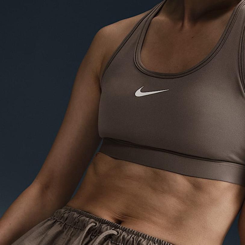 Nike Einfarget snøring Løse cargobukser Dameunderdeler Minkbrun IB1059-214