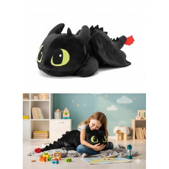 How To Train Your Dragon Toothless Plush Pillow Soft Stuffed Animal Kids Cushion Nap Pillow Anime Movie Gift