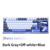 AULA L99 Mechanical Keyboard Touch Screen Bluetooth Wireless Tri-mode Gaming Laptop Keyboard 8000mAh Raind Switch