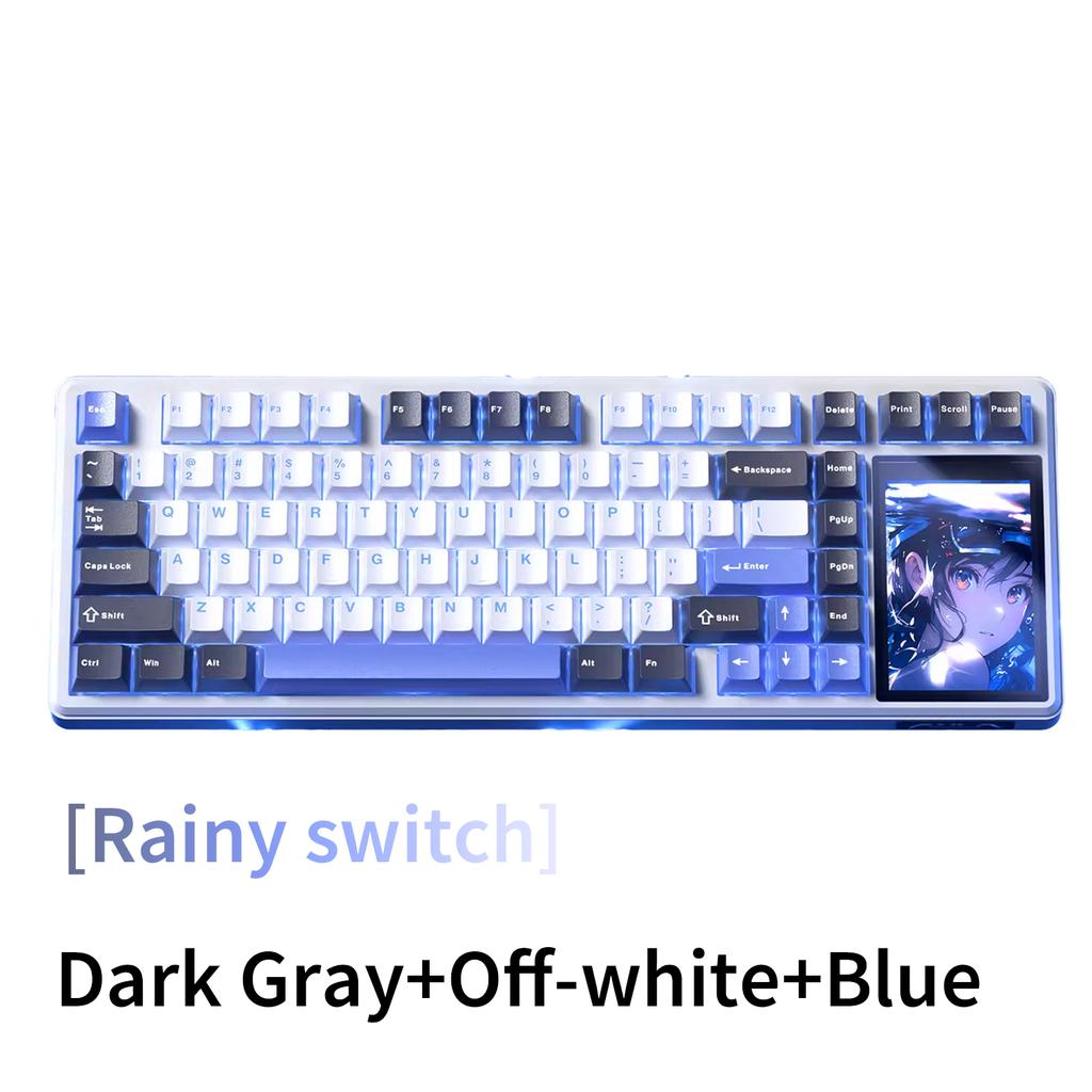 AULA L99 Mechanical Keyboard Touch Screen Bluetooth Wireless Tri-mode Gaming Laptop Keyboard 8000mAh Raind Switch