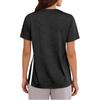 Women's Short Sleeve T,Shirt With Side Seam Adjusting Buckles Round Neck Casual Loose Fit Top