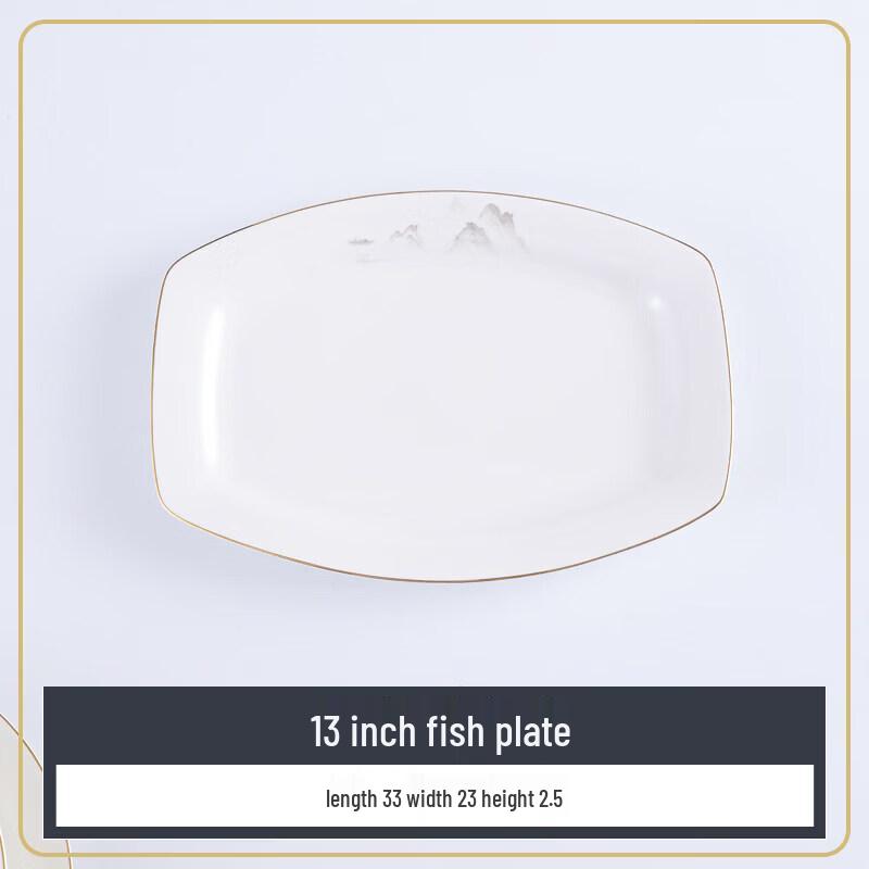 Five-Star Hotel Ceramic Dinner Plate