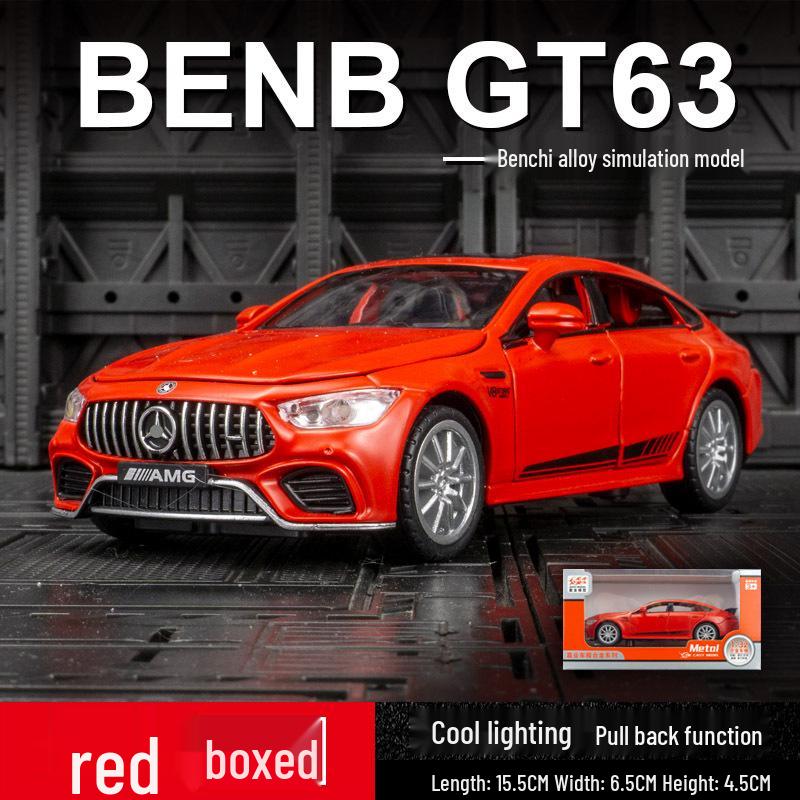 

Jiaye VB32503 Сплавная игрушечная машинка с инерционным механизмом Mercedes-Benz GT63 с открывающимися дверями, звуком и светом