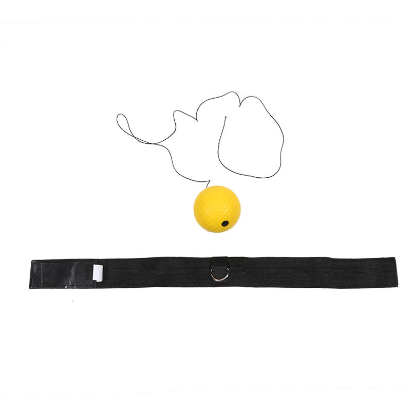 Boxing Reflex Ball Headband Set for Beginner Adjustable Head-Mounted Boxing Speed Ball Adult Children Sports Rebound Reaction Ball