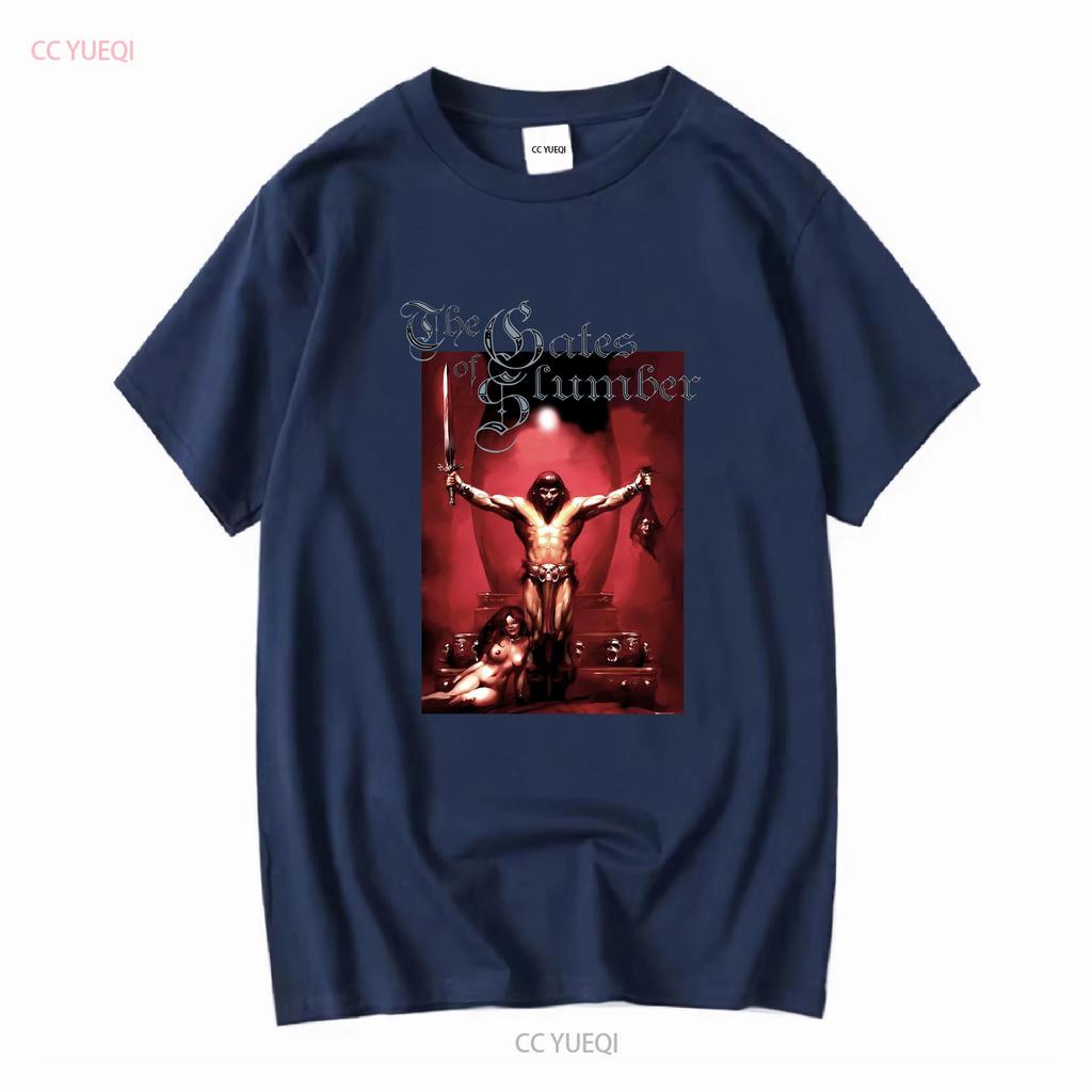 Gates of Slumber The Conqueror T shirt XL 110858 vintage Washed Casual Comfortable streetwear Breathable graphic Versatile Soft