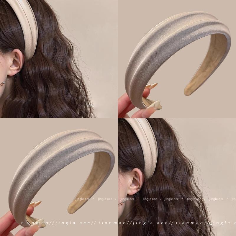 High Top Hairband for WomenWide Edge Pressure HeadbandElegant Hairpin Headwear