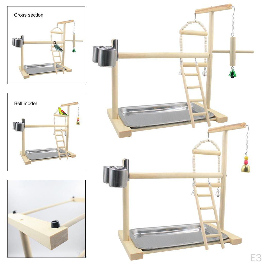 1pc Pet Playstands Hanging Ladder Bird Perches