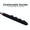 Compact Portable Telescopic Inspection Mirror with LED Lights 34 Inch Reach for Mechanics Garage Shop and Inspectors