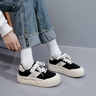 Weiße Schuhe für Frauen Neue Herbststudenten All-Match Casual Ins Fashion Schuhe Dicke Unterseite Fashion Sneakers
