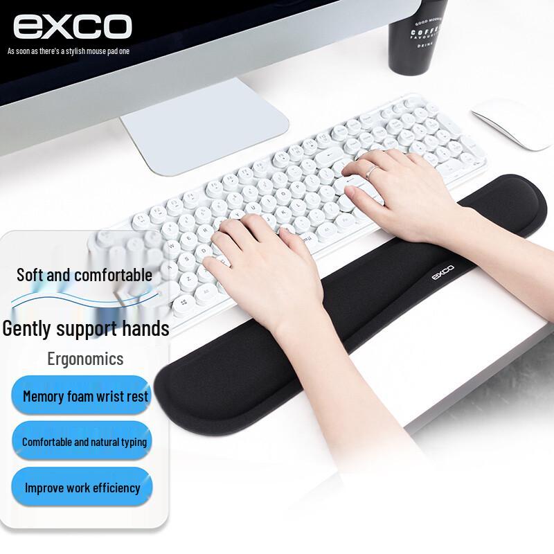 EXCO Memory Foam Keyboard Wrist Rest Pad