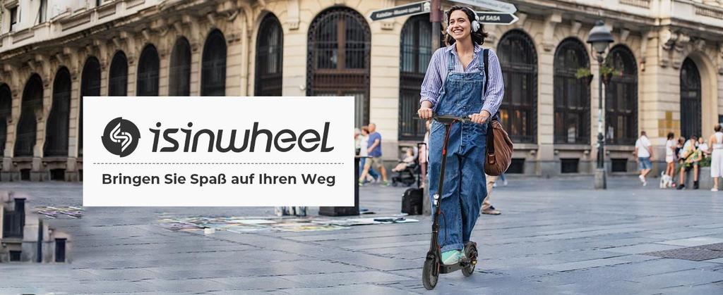 Electric scooter, foldable, street legal, 10-inch wheels, top speed 20 km/h, 36V 10AH, ABE certified, max range 40 km, max load 120 kg