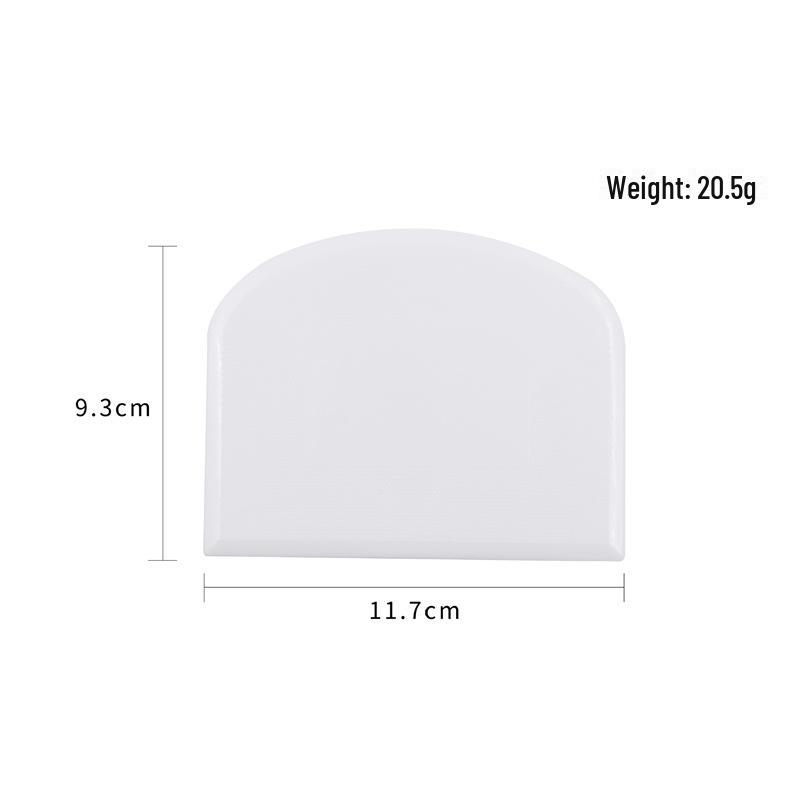 

Полукруглый скребок двойного назначения для теста и крема для торта: Слайсер PE для резки, нарезки рисовой лапши и многого другого