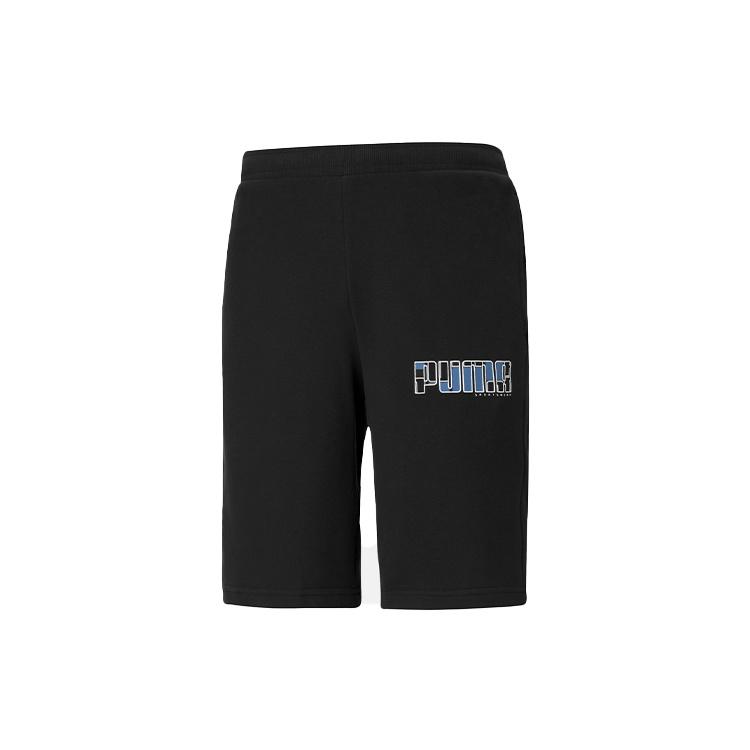 PUMA Athletics Cotton Shorts  Black  Men s 845909-51 M