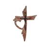 Vintage Wooden Cross Wall Hanging - Rustic Religious Art Decor For Easter, Handcrafted Farmhouse Or Church Home Decoration