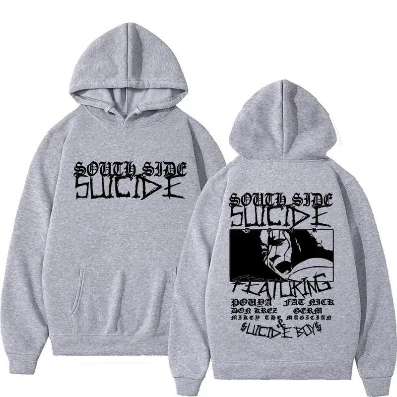 

Мультфильм Аниме Пара свитер с капюшоном европейский размер принтованный свитер 3XL серый