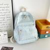 Large Capacity Student Schoolbag Backpack Printed Cartoon Texture Schoolbag Youth Student Leisure Backpack