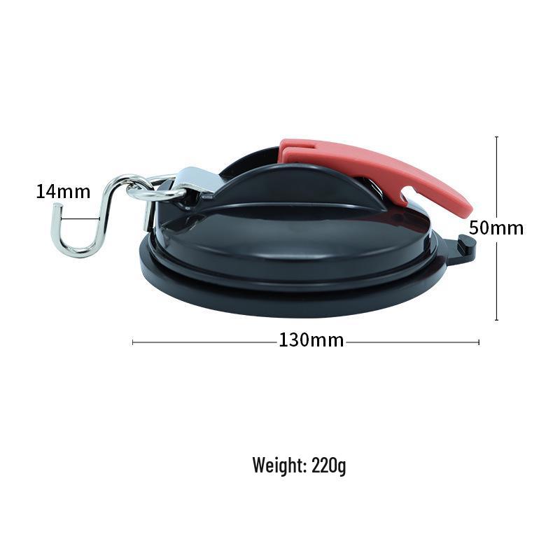 

Suction Cup Wall Hook for Camping, Car Tie-down, Pet Harness – Strong S-shaped Vacuum Grip