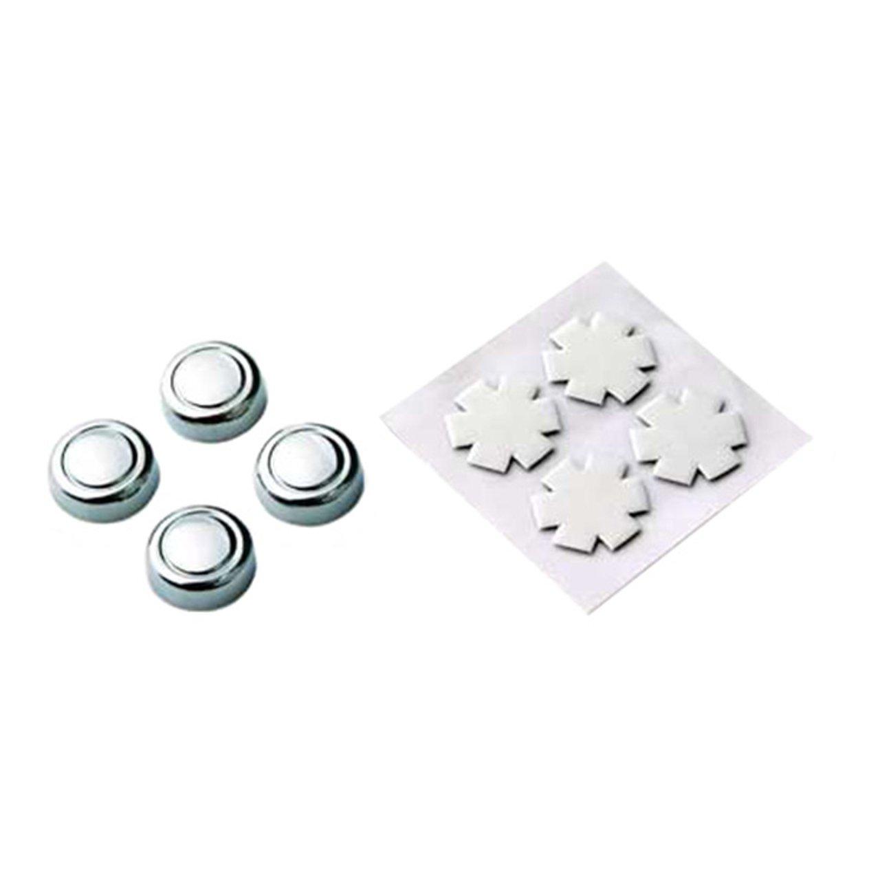 

CARMATE Car License Plate Bolt LS315 Cap, Stick-on Type, Chrome,