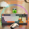 Freewolf T96 Gaming Wireless Keyboard and Mouse Supports dual-mode Bluetooth connectivity Compatible with PC and Mac devices