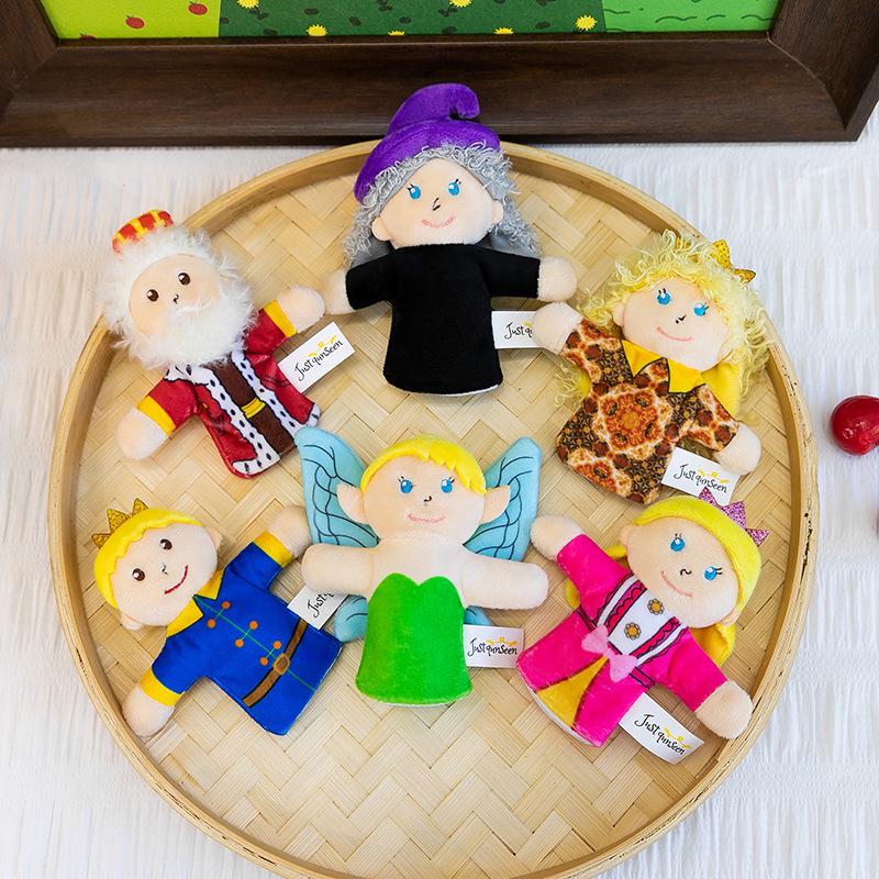 Family Finger Puppet Set for Parent-Child Play - Early Education & Kindergarten Teaching Aids