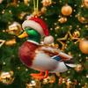 2D Christmas Acrylic Animal Pendants Xmas Tree Horse Cat Dog Drop Ornaments Decorations Christmas Eve Hangings Navidad Supplies