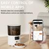 APP Control 5G WiFi Pet Feeder Camera 1080P HD Double Bowl Dog Food Dispenser Automatic Smart Pet Feeder 4L with Camera 2k