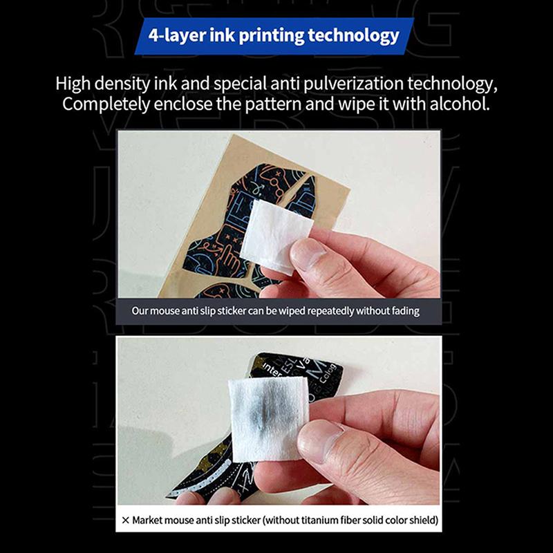 Mouse Grip Tape Skate Sticker For Logitech G502X G502X Puls Non Slip Skin Suck