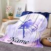 Customiz Name Personality Sailor Moon Blanket Soft &Warm Sofa Office Bed Travel Lunch Break Blanket, Gift Suitable All Seasons