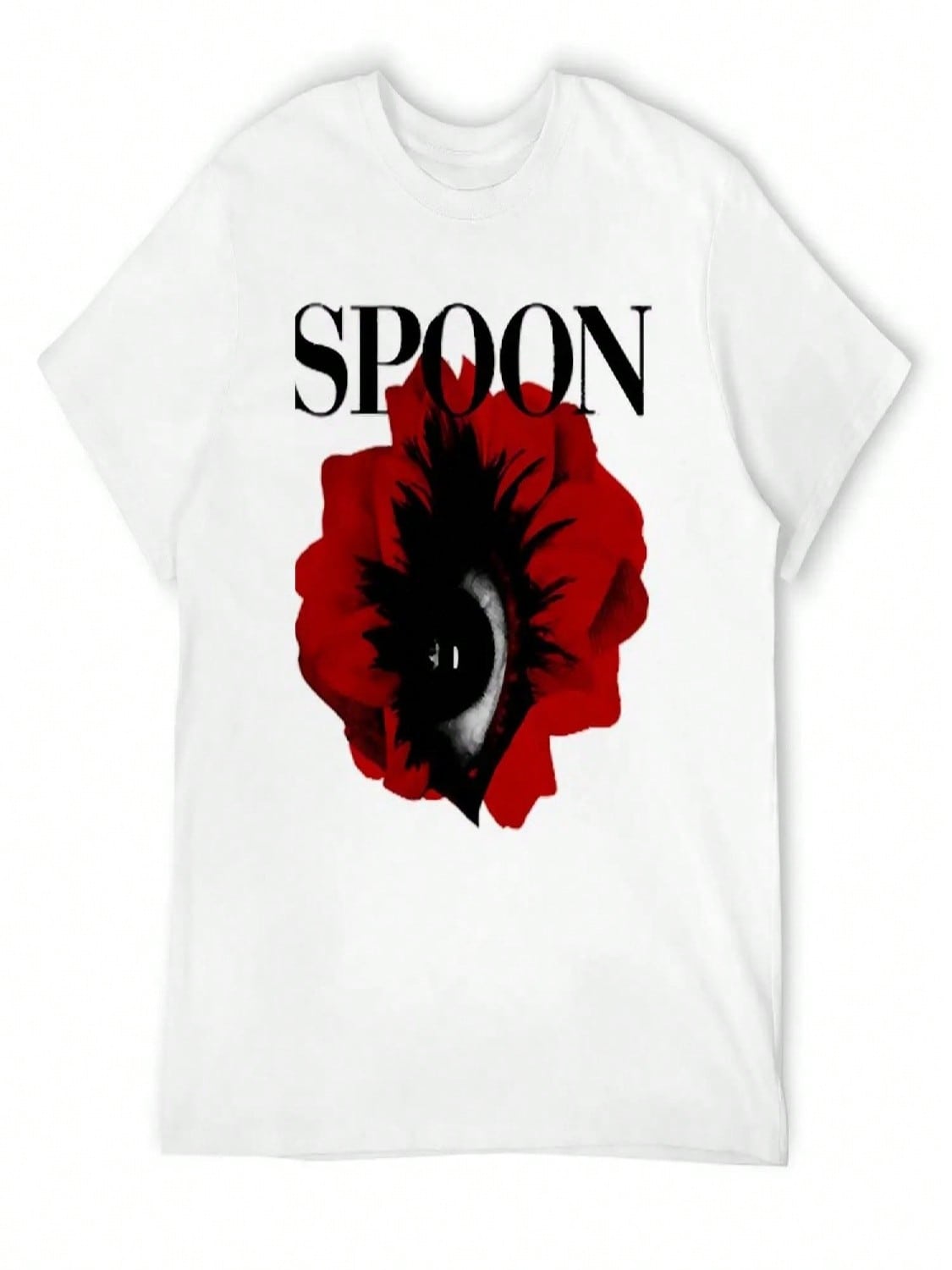 Spoon Band T-Shirt Luxury T-Shirt Luxury Designer Blue Archive Essential T Shirt Heavyweight T Shirts For unisex S разноцветный