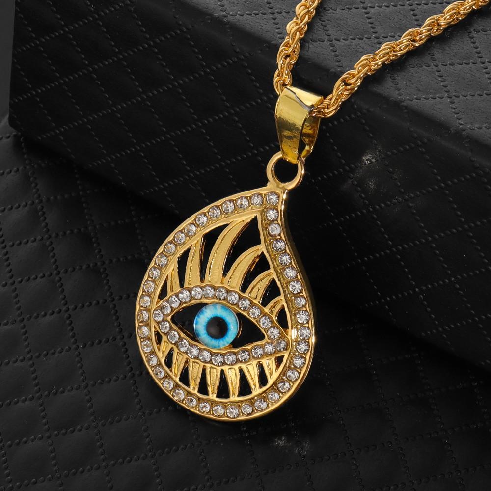 God's Eye Hip Hop Jewelry Accessories Pendant Necklace