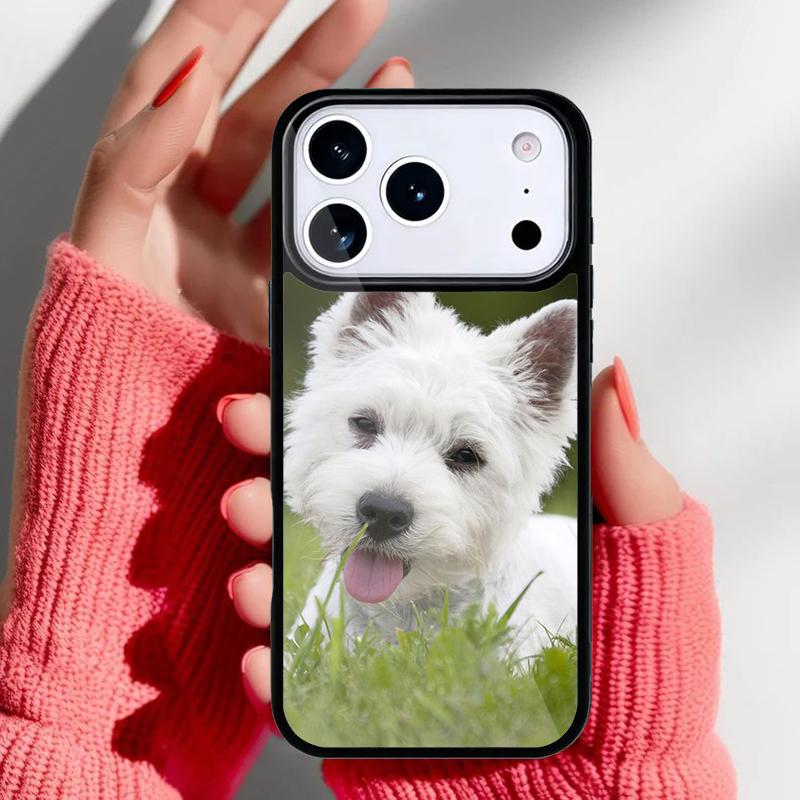 west highland white terrier small white dog Phone Case for iPhone 17 Air 16e 15 14 13 Pro Max Back Cover for 12 11 Pro Coque