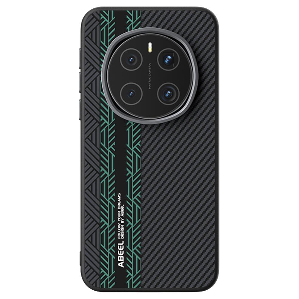 

ABEEL For Honor Magic7 5G Case PC+TPU+Aluminum Alloy+PU Leather Phone Cover Compatible with MagSafe Texture 2