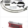 Motorbike Oil Cooler Aluminum Oil Cooler Aluminum Construction Efficient Heat Dissipation Sturdy Off Road Radiator