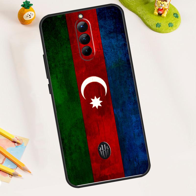 Azerbaijan Flag Case For ZTE Nubia RedMagic 11 Pro 10 9 8 9S 8S 10S Pro Plus 5G 5S 6S 7S 6 7 Pro 11 Air Cover