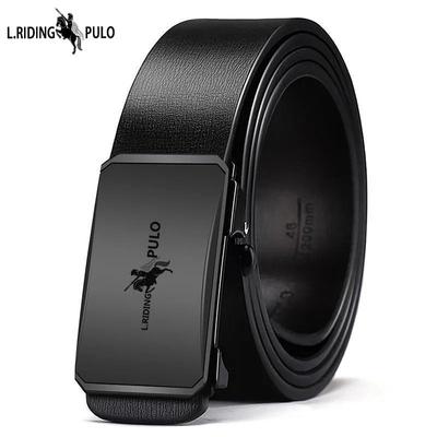PULO Belt Automatic Buckle Belt Comfortable and Durable Casual Personality Korean Style Trendy Belt