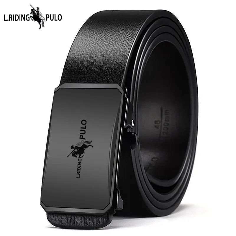 PULO Belt Automatic Buckle Belt Comfortable and Durable Casual Personality Korean Style Trendy Belt