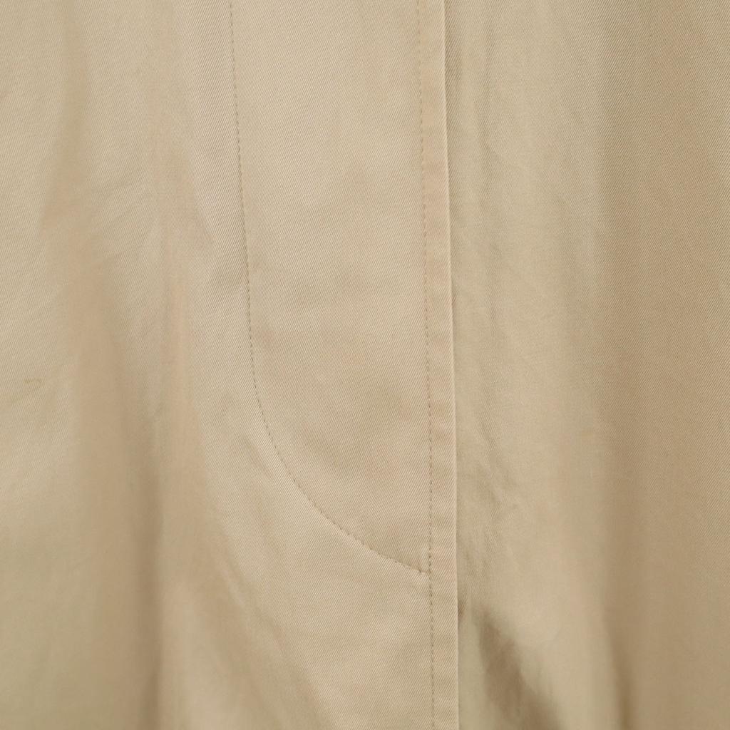 Burberrys 90s Old Stainless Collar Coat 7AR Beige Vest Liner Included Women Used