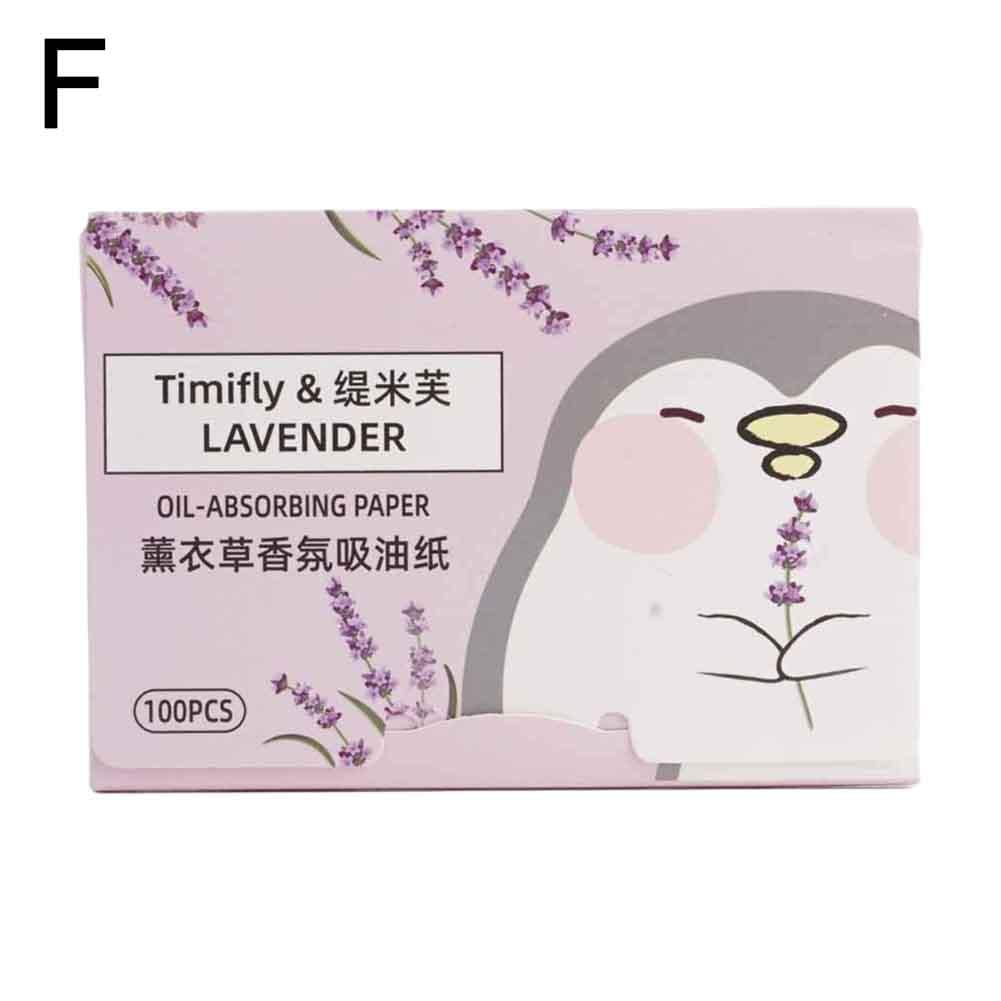 100Pcs Fragrance Face Oil Blotting Paper Oil Control Oil-absorbing Face Cleaning Portable Face Blotting Tissue Makeup Tools