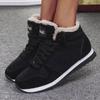 Women Boots Snow Fur Women's Boots Lace-Up Ladies Shoes Flat Platform Ankle Boots New Keep Warm Winter Boot Female Botas Mujer