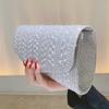 Rhinestone Envelope Bag Evening Clutch Purse High Quality Luxury Shoulder Bags 2024 Women Silver Cluthes Diamond Bolsa Feminina