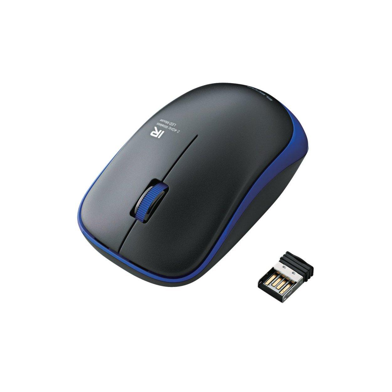 

ELECOM Wireless Mouse IRLED 3 Button Power Saving Quest X Sleeping Hero and Guiding Ally Online Blue [2013 Model] [Dragon Recommended] M-IR06DRBU синій