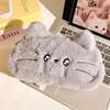Cute Plush Cat Pencil Case Soft Fluffy Texture Large Storage Perfect For School Students Office Stationery Organization