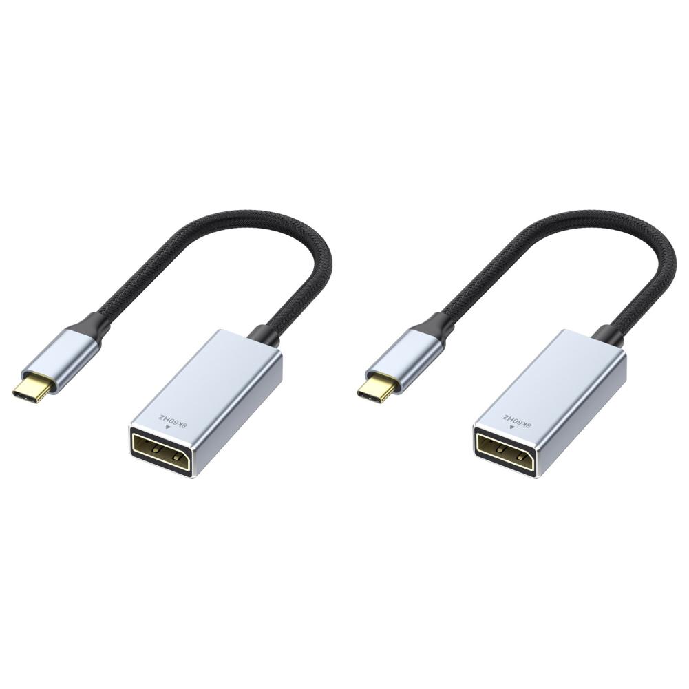 

Адаптер USB-C-zu-DP-1.4, 8K при 60 Гц/4K при 120 Гц, динамический HDR для MacBo