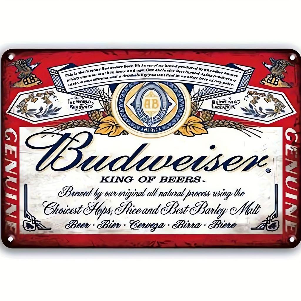 Corona Beer Vintage Metal Aluminum Sign Plaque Metal Weather Resistant Wall Art for Home Bar Cafe Garden Farmhouse Decor