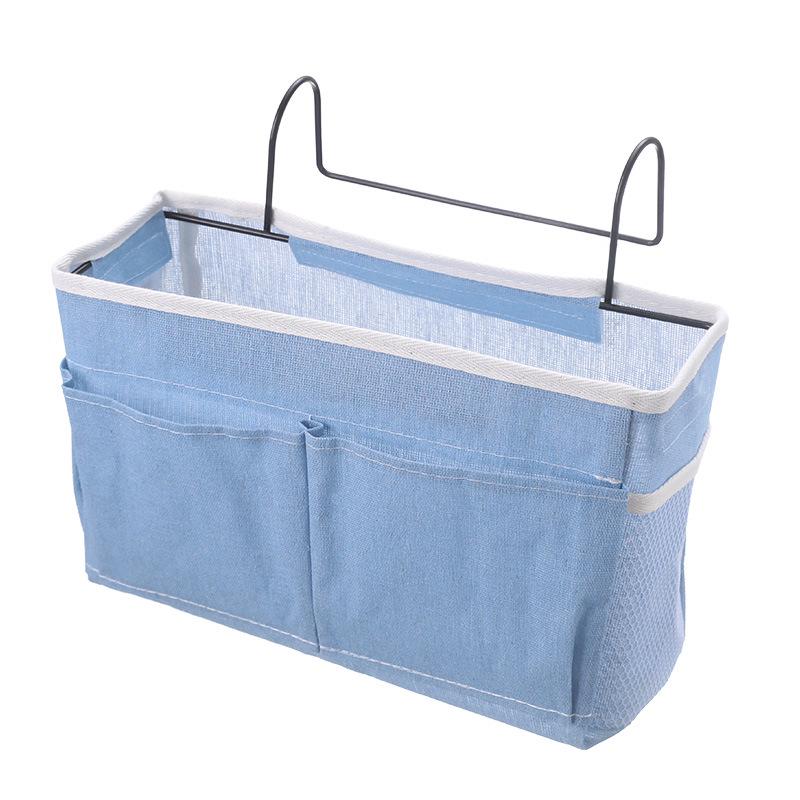 Nordic Creative Fabric Hanging Bedside Storage Bag - Bunk Bed Dormitory Organizer