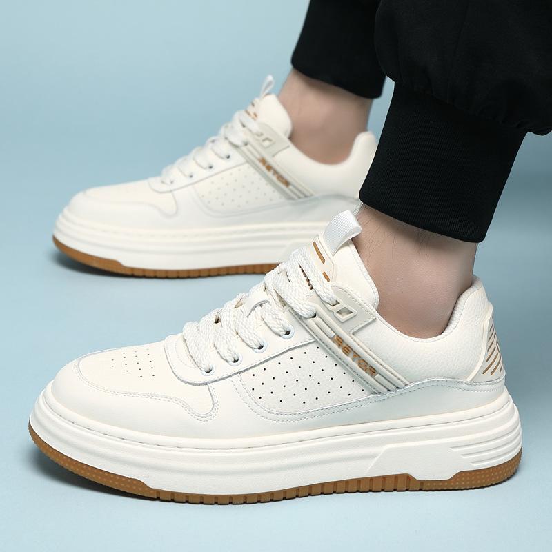 Board shoes men's summer men's sports casual shoes little white shoes mesh breathable thick-soled trendy shoes versatile men's shoes