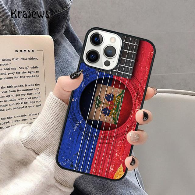 Haiti Haitian Flag Soft Phone Case For iPhone 16 15 SE2020 14 Max 6 7 8 Plus 11 12 13 Pro Max Mini Phone Cover coque Fundas