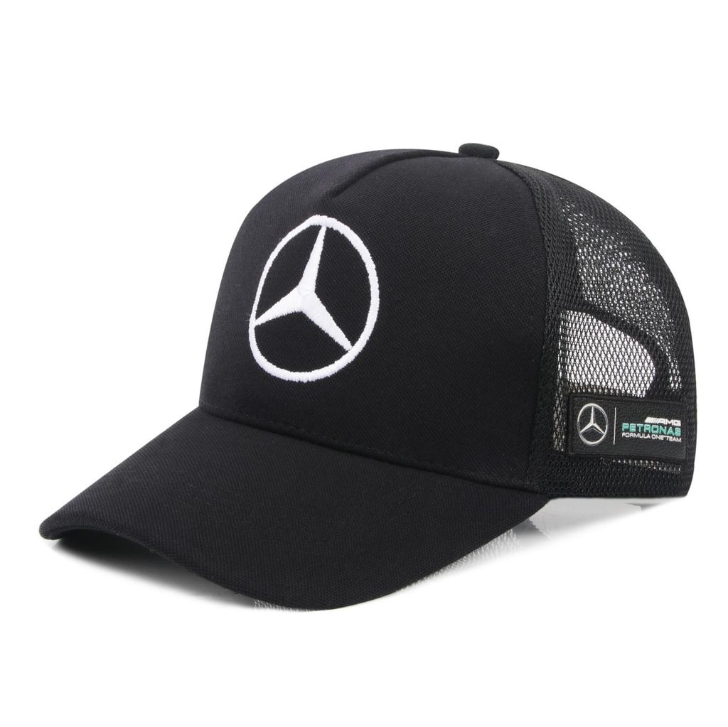 Breathable Mesh Hat Snapback Trucker Adjustable Outdoor Sport Cap Sunscreen Hat For Mercedes Benz AMG W204 W205 W212 W213 GLAGLC YD3